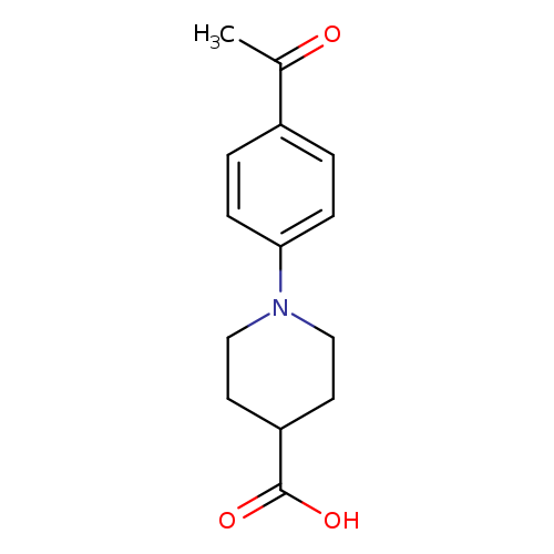 1-(4-Acetylphenyl)piperidine-4-carboxylic acid