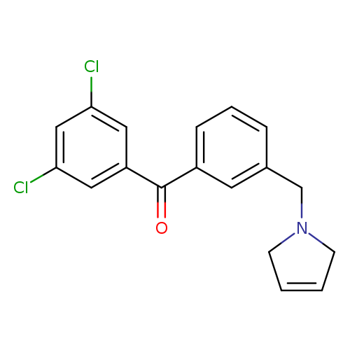 (3,5-Dichlorophenyl)(3-((2,5-dihydro-1H-pyrrol-1-yl)methyl)phenyl)methanone