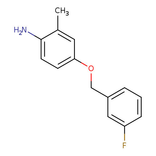 4-[(3-fluorophenyl)methoxy]-2-methylaniline