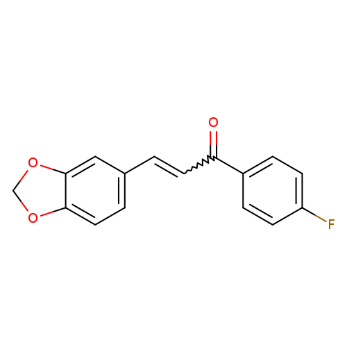 2-Propen-1-one,3-(1,3-benzodioxol-5-yl)-1-(4-fluorophenyl)-