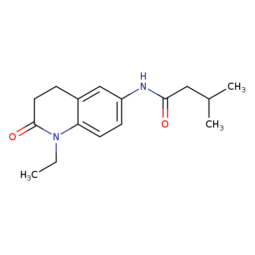 N-(1-ethyl-2-oxo-1,2,3,4-tetrahydroquinolin-6-yl)-3-methylbutanamide