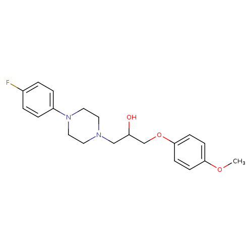 1-[4-(4-fluorophenyl)piperazin-1-yl]-3-(4-methoxyphenoxy)propan-2-ol