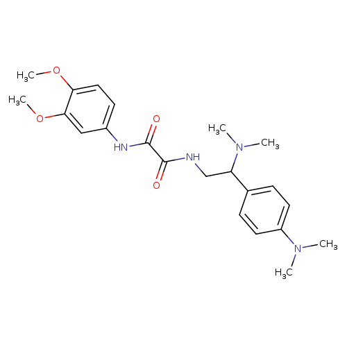 N-(3,4-dimethoxyphenyl)-N'-[2-(dimethylamino)-2-[4-(dimethylamino)phenyl]ethyl]ethanediamide