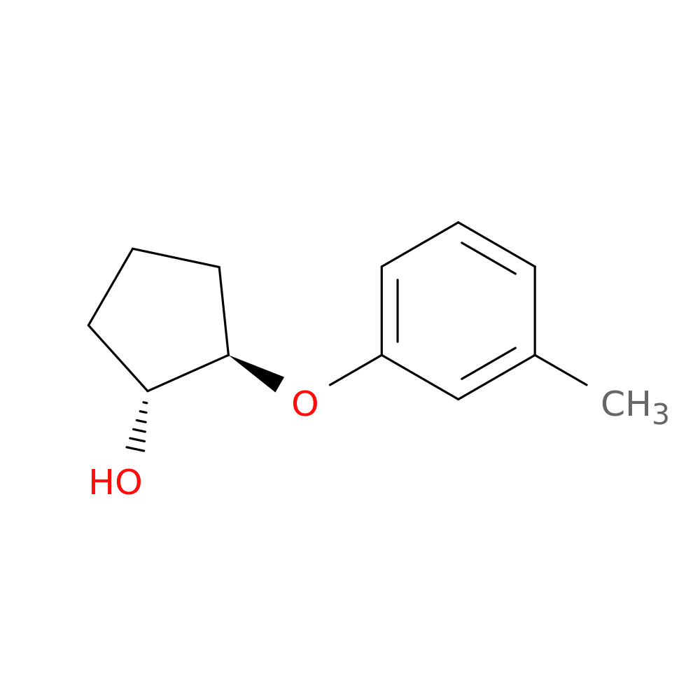 "(1R,2R)-2-(3-methylphenoxy)cyclopentan-1-ol"