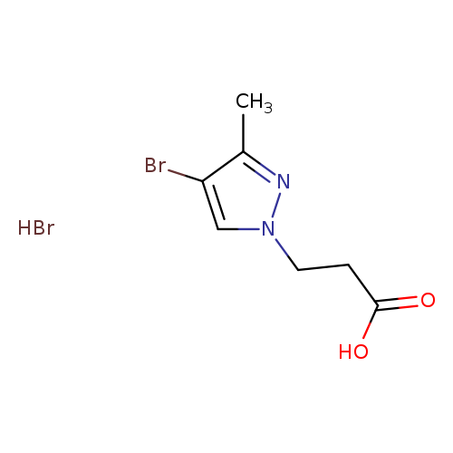 3-(4-bromo-3-methyl-1H-pyrazol-1-yl)propanoicacidhydrobromide