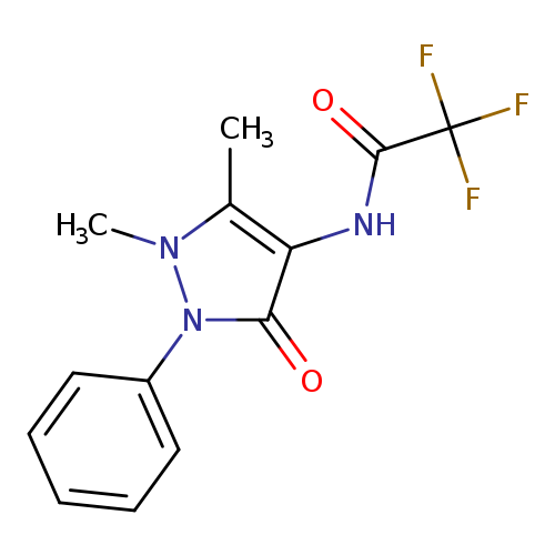 N-(2,3-Dimethyl-5-oxo-1-phenyl-2,5-dihydro-1h-pyrazol-4-yl)-2,2,2-trifluoroacetamide