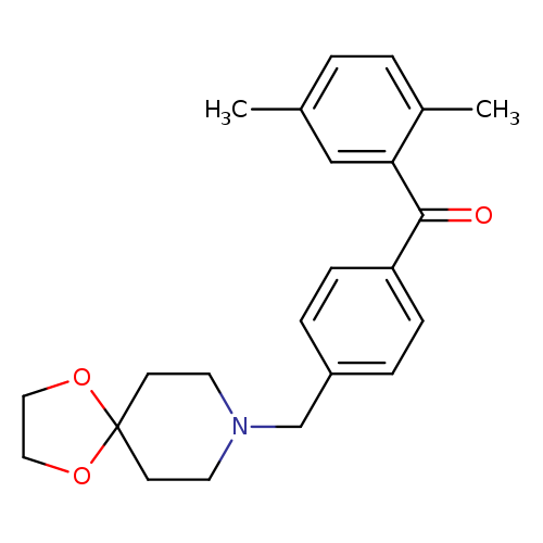 (4-(1,4-Dioxa-8-azaspiro[4.5]decan-8-ylmethyl)phenyl)(2,5-dimethylphenyl)methanone