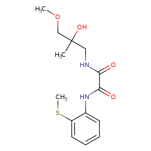 N-(2-hydroxy-3-methoxy-2-methylpropyl)-N'-[2-(methylsulfanyl)phenyl]ethanediamide