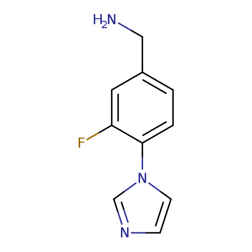 [3-fluoro-4-(1H-imidazol-1-yl)phenyl]methanamine