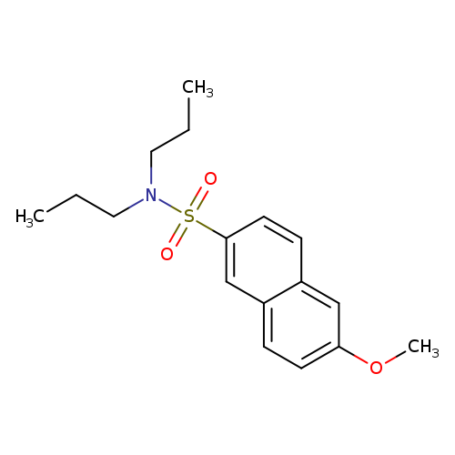 6-methoxy-N,N-dipropylnaphthalene-2-sulfonamide