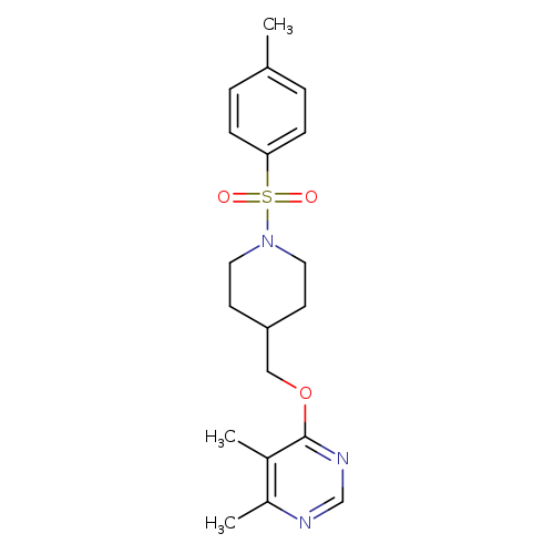 4,5-dimethyl-6-{[1-(4-methylbenzenesulfonyl)piperidin-4-yl]methoxy}pyrimidine