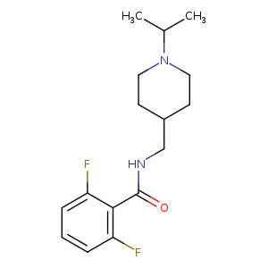 2,6-difluoro-N-{[1-(propan-2-yl)piperidin-4-yl]methyl}benzamide