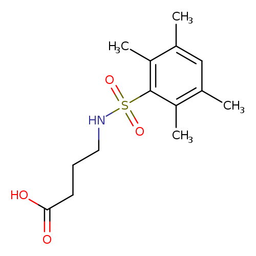 4-(2,3,5,6-tetramethylbenzenesulfonamido)butanoic acid