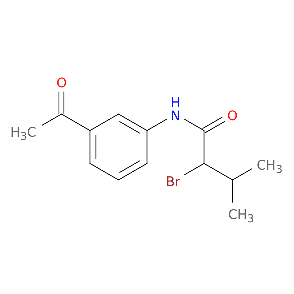 2-Bromo-n-(3-acetylphenyl)-3-methylbutanamide