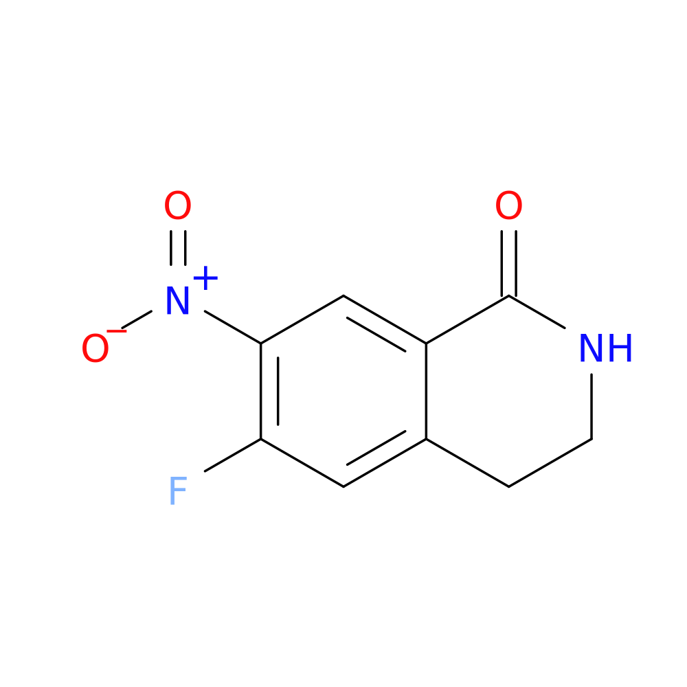 6-Fluoro-7-nitro-3,4-dihydroisoquinolin-1(2H)-one