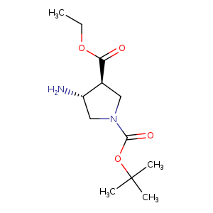 rel-1-(1,1-Dimethylethyl) 3-ethyl (3R,4S)-4-amino-1,3-pyrrolidinedicarboxylate