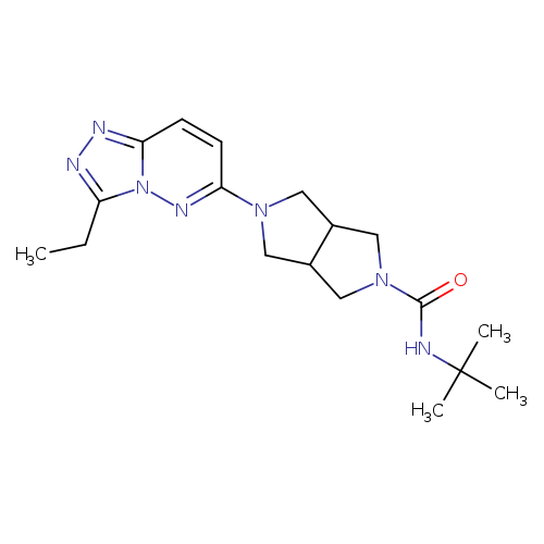 N-tert-butyl-5-{3-ethyl-[1,2,4]triazolo[4,3-b]pyridazin-6-yl}-octahydropyrrolo[3,4-c]pyrrole-2-carboxamide