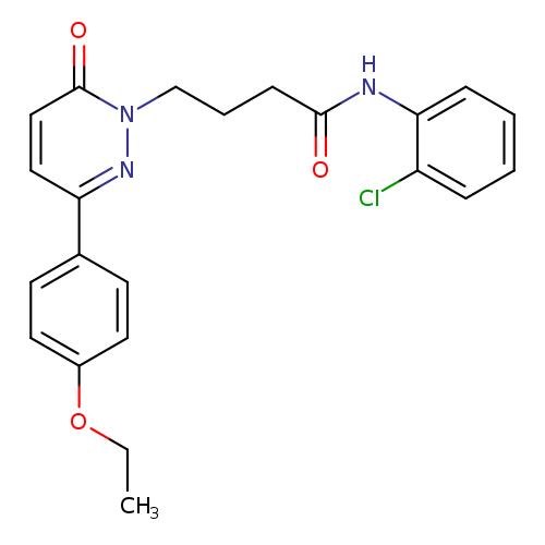 N-(2-chlorophenyl)-4-[3-(4-ethoxyphenyl)-6-oxo-1,6-dihydropyridazin-1-yl]butanamide
