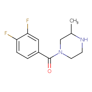 1-(3,4-difluorobenzoyl)-3-methylpiperazine