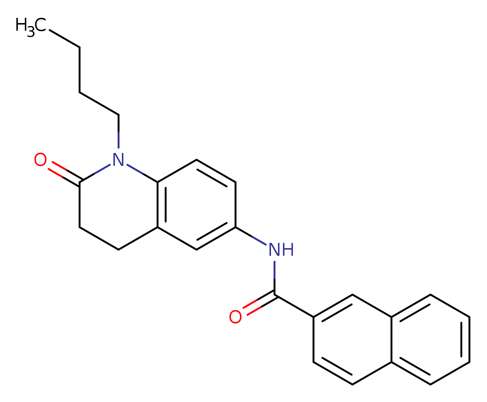 N-(1-butyl-2-oxo-1,2,3,4-tetrahydroquinolin-6-yl)naphthalene-2-carboxamide