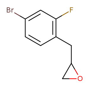 2-[(4-bromo-2-fluorophenyl)methyl]oxirane