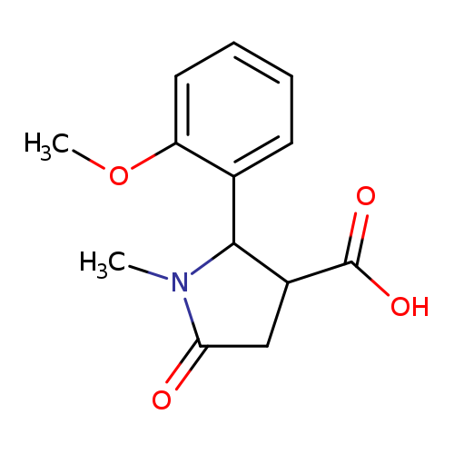 2-(2-Methoxyphenyl)-1-methyl-5-oxopyrrolidine-3-carboxylic acid