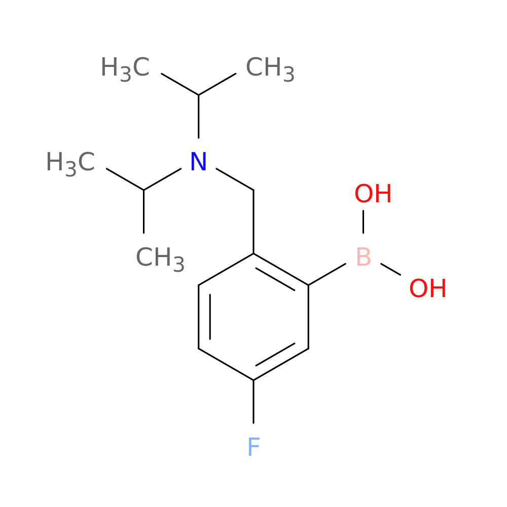 2-((Diisopropylamino)methyl)-5-fluorophenylboronic acid