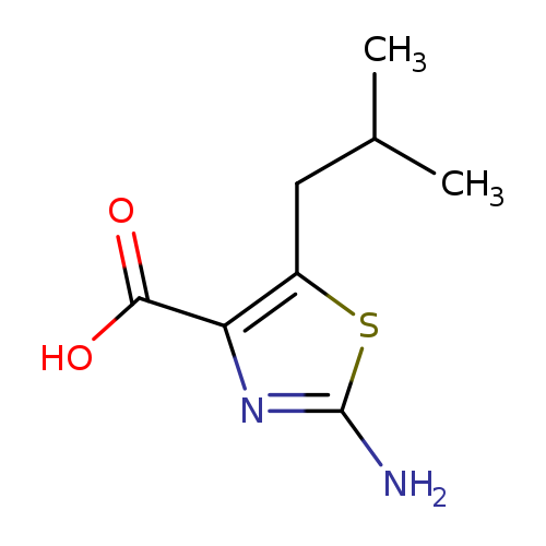 2-Amino-5-(2-methylpropyl)-1,3-thiazole-4-carboxylic acid