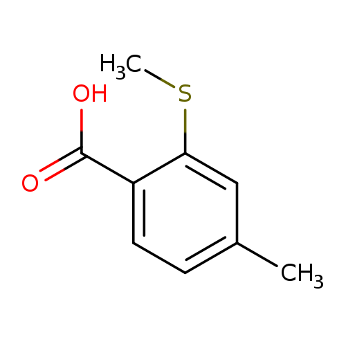 Benzoic acid, 4-methyl-2-(methylthio)-