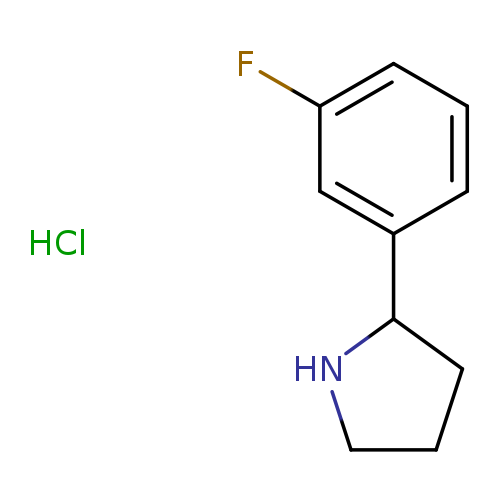 2-(3-Fluorophenyl)pyrrolidine hydrochloride