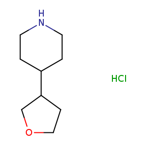 4-(Oxolan-3-yl)piperidine hydrochloride