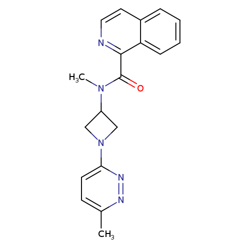 N-methyl-N-[1-(6-methylpyridazin-3-yl)azetidin-3-yl]isoquinoline-1-carboxamide