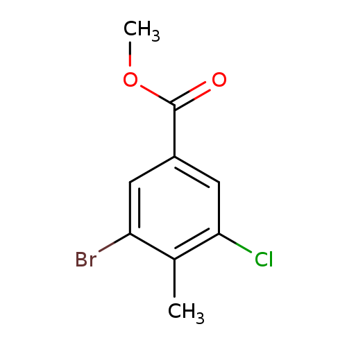 Benzoic acid, 3-bromo-5-chloro-4-methyl-, methyl ester
