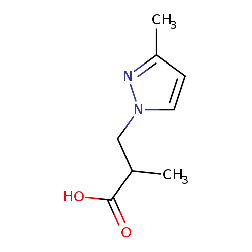 2-Methyl-3-(3-methyl-pyrazol-1-yl)-propionic acid