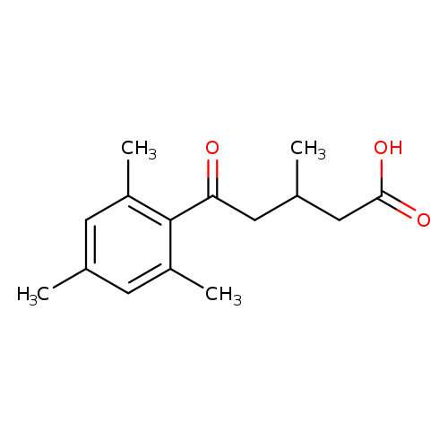 3-Methyl-5-oxo-5-(2,4,6-trimethylphenyl)valeric acid
