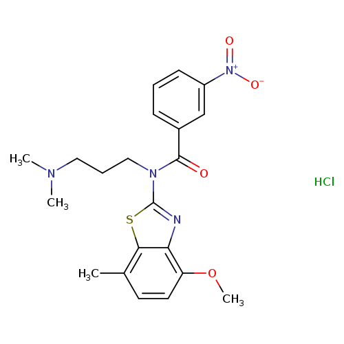 N-[3-(dimethylamino)propyl]-N-(4-methoxy-7-methyl-1,3-benzothiazol-2-yl)-3-nitrobenzamide hydrochloride