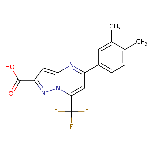 5-(3,4-Dimethylphenyl)-7-(trifluoromethyl)pyrazolo[1,5-a]pyrimidine-2-carboxylic acid