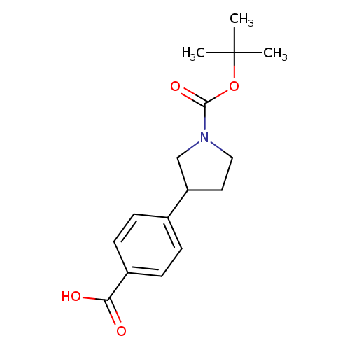 4-(1-(tert-Butoxycarbonyl)pyrrolidin-3-yl)benzoic acid