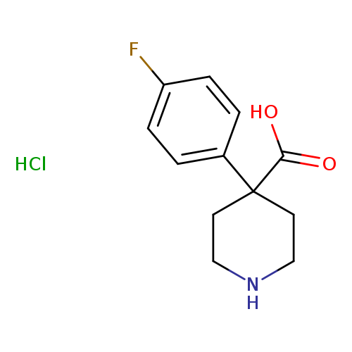 4-(4-fluorophenyl)piperidine-4-carboxylic acid hydrochloride