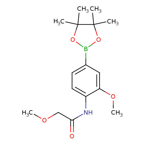 2-Methoxy-N-(2-methoxy-4-(4,4,5,5-tetramethyl-1,3,2-dioxaborolan-2-yl)phenyl)acetamide