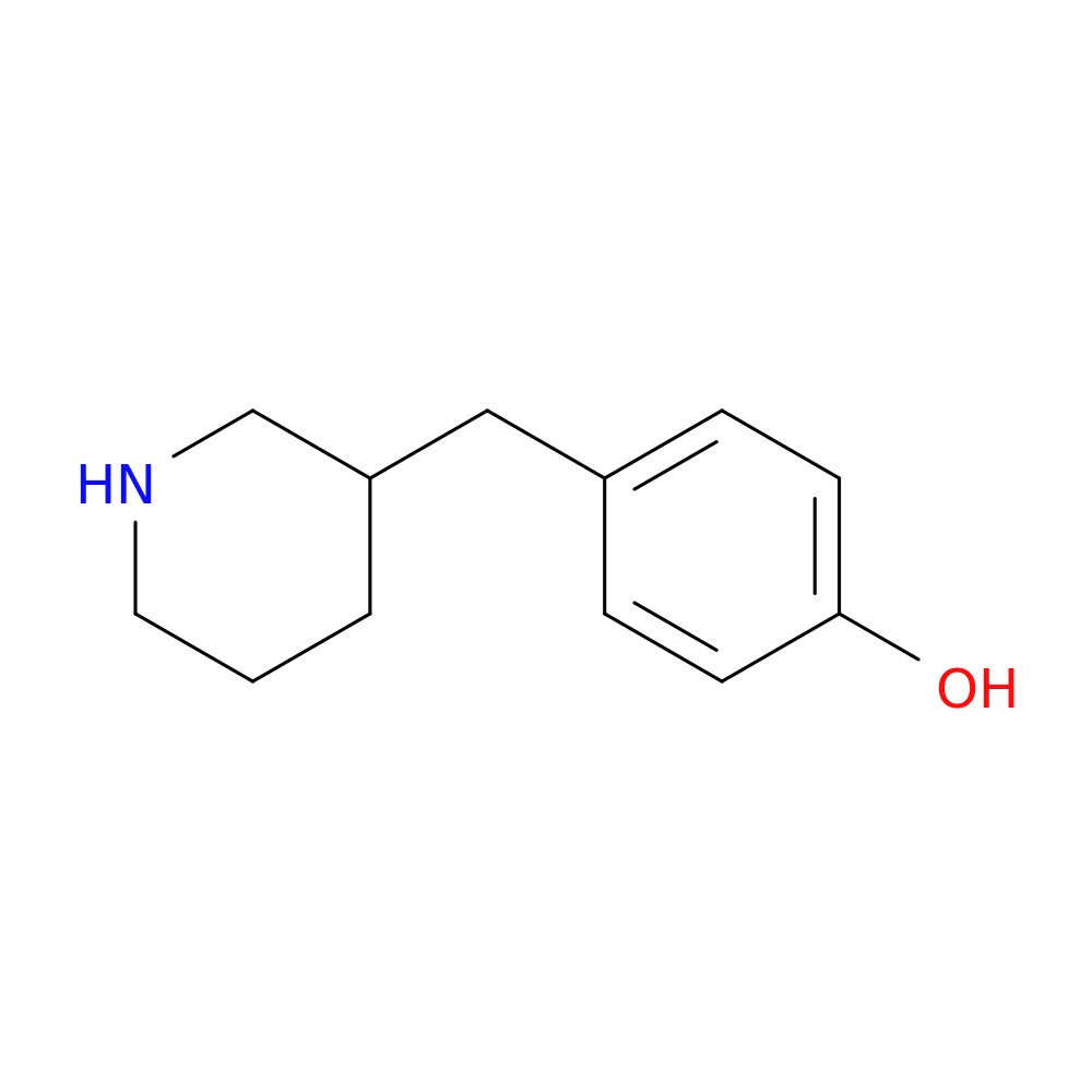 4-(Piperidin-3-ylmethyl)phenol