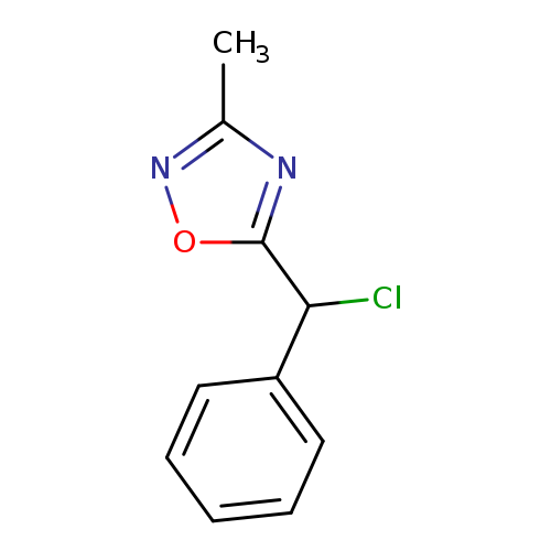 5-[chloro(phenyl)methyl]-3-methyl-1,2,4-oxadiazole