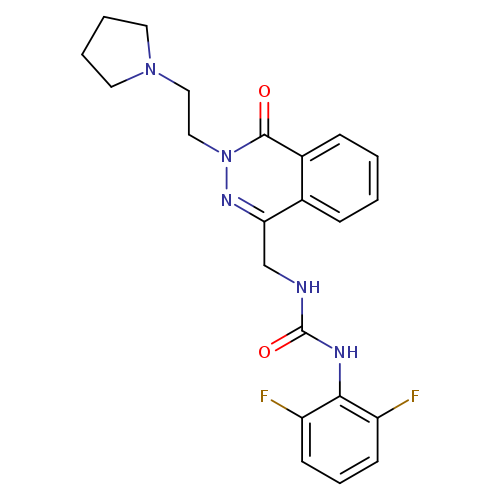 1-(2,6-difluorophenyl)-3-({4-oxo-3-[2-(pyrrolidin-1-yl)ethyl]-3,4-dihydrophthalazin-1-yl}methyl)urea
