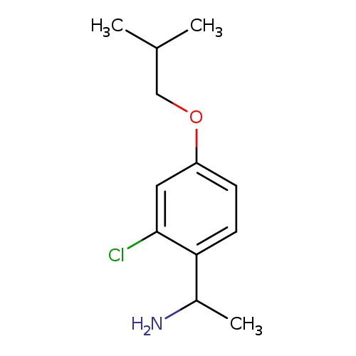 1-[2-Chloro-4-(2-methylpropoxy)phenyl]ethan-1-amine