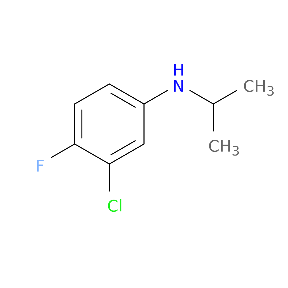 3-chloro-4-fluoro-N-(propan-2-yl)aniline