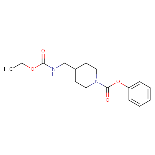 phenyl 4-{[(ethoxycarbonyl)amino]methyl}piperidine-1-carboxylate
