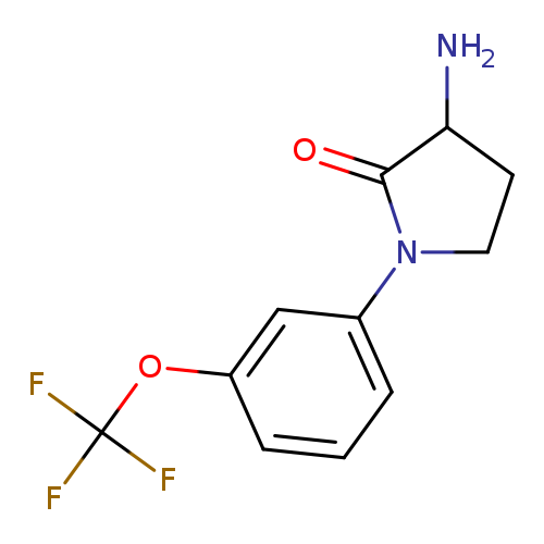 3-amino-1-[3-(trifluoromethoxy)phenyl]pyrrolidin-2-one