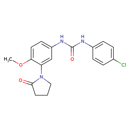 1-(4-chlorophenyl)-3-[4-methoxy-3-(2-oxopyrrolidin-1-yl)phenyl]urea