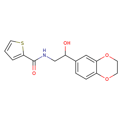 N-[2-(2,3-dihydro-1,4-benzodioxin-6-yl)-2-hydroxyethyl]thiophene-2-carboxamide