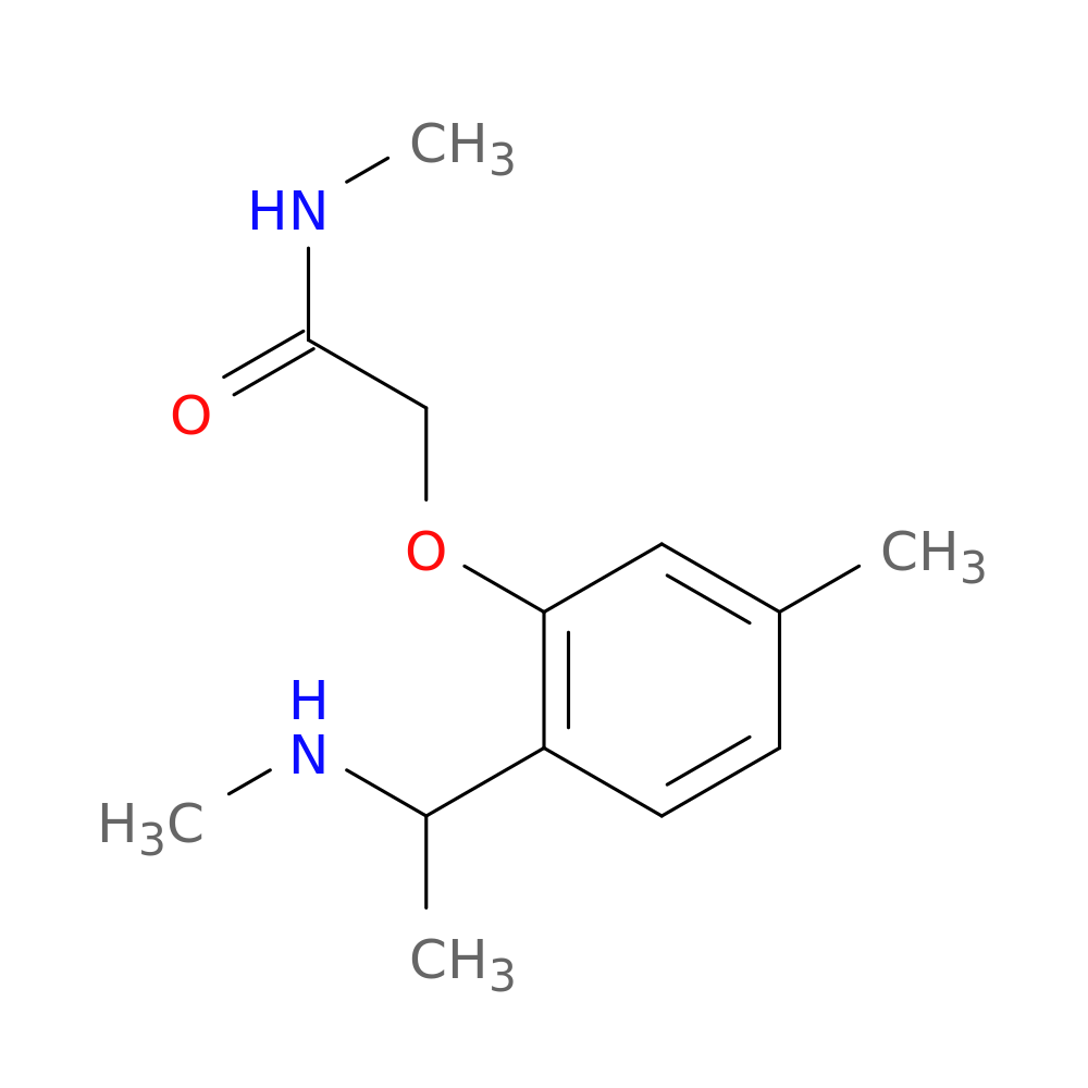 N-methyl-2-{5-methyl-2-[1-(methylamino)ethyl]phenoxy}acetamide